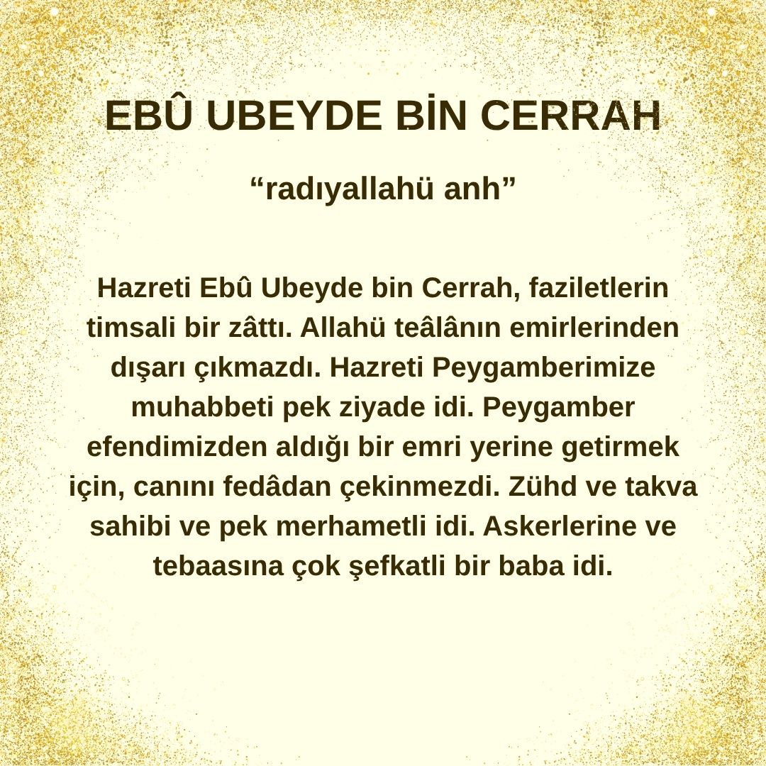 Ebû Ubeyde bin Cerrah (6)